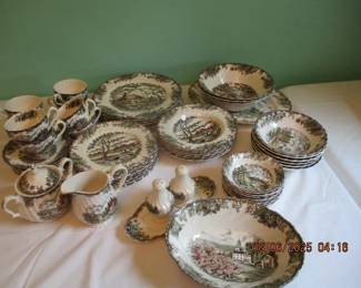 Myott Staffordshire England "The Brook" dinnerware