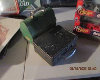 two old lunch boxes