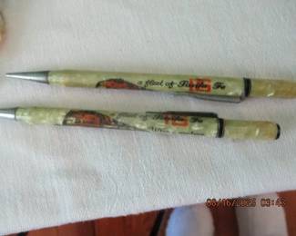 Streamlined Train travel pens