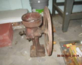 IRON WHEEL COFFEE GRINDER