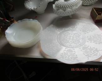 American Sweetheart Monax depression glass