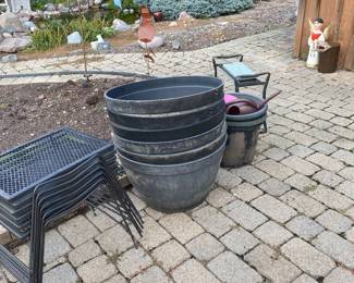 Outdoor Side tables, Planters 