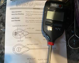 Weber Digital Pocket  Thermometer  