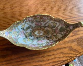 Antique Hand Painted Gold with Pink Roses, Nippon