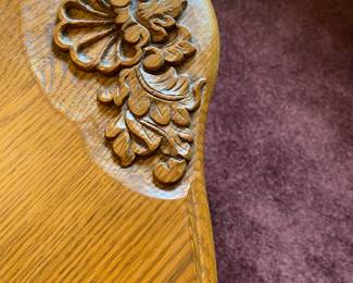 Carved Corners of the Dining Table. UNIQUE!!