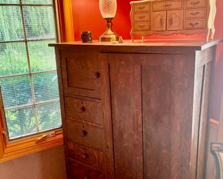 Antique Oak Wardrobe