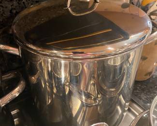 Vintage Reverware Stainless Stock Pot