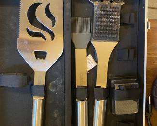 Cusinart Stainless BBQ Set with Case