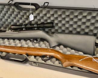 We have a small selection of firearms for sale - please note - these will have to be sold through Greentop or Old Towne Silver in Lakeside. We can meet you there Monday after the sale. We have a 110 yr old LC Parker 22 shotgun too!