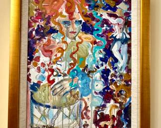 original art throughout the home