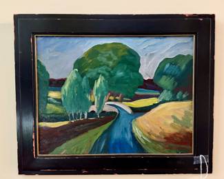 Original art throughout the home