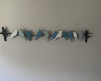 Metal Bird Wall Decor