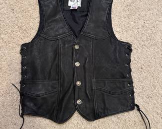 Winter Leather Vest