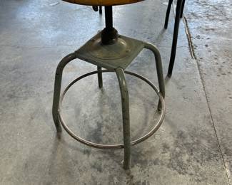 Industrial shop stool
