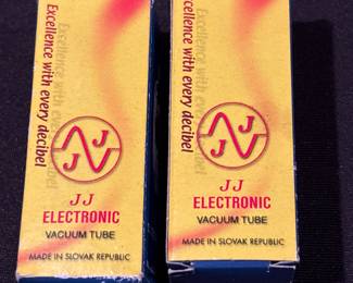 NOS JJ Electronic Vacuum Tubes - both ECC82