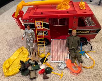 Vintage Mattel Big Jim and GI Joe Figures 