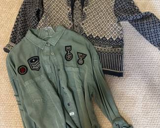 Army Patch Shirt, Ode to Norway sweater