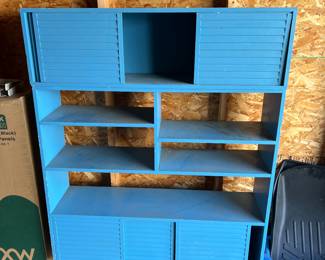 2 Piece MCM Shelving Unit 