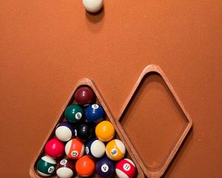 Pre-sale Item: Gandy 8 Ft Pool Table with Ping-Pong Table Top, and Accessories - $1,500 (or Best Offer)
