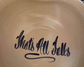 Heart shaped Ceramic Popcorn Bowl