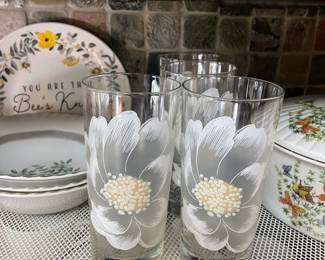 Four Noritake Fantasia Glasses