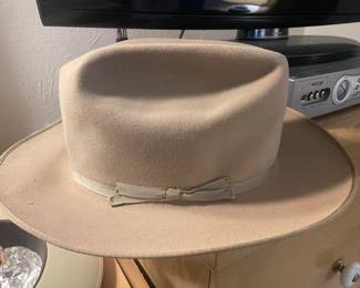 Two Vintage Stetson Cowboy Hats