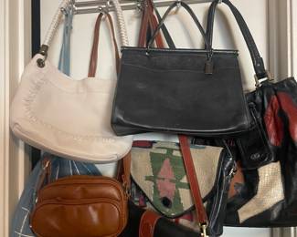 Lots of handbags to choose from