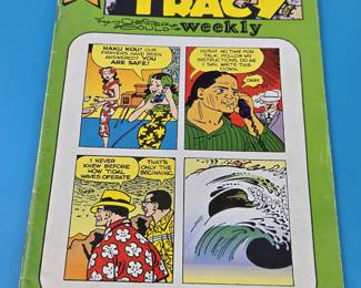 "Dick Tracy Weekly" featuring the "Hawaii Adventure" storyline.
Title: Dick Tracy Weekly
Issue Number: #73
Story Arc: Hawaii Adventure