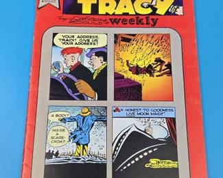 Dick Tracy Weekly comic book, issue #87, published by Blackthorne Publishing in May 1989.