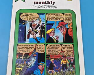 "Dick Tracy Monthly" featuring "Deafy Sweetfellow".
Title: Dick Tracy Monthly
Issue Number: #5
Publisher: Lackthorne Publishing (as seen on the cover)
Feature: "Deafy Sweetfellow"