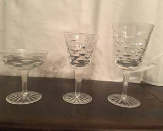 waterford crystal set of 10 of each