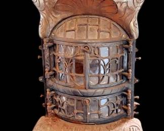 Antique Merit Hibbard Spencer Bartlett Co Wood Furnace VERY HEAVY