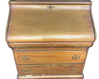 Gold Toned Secretary Dresser