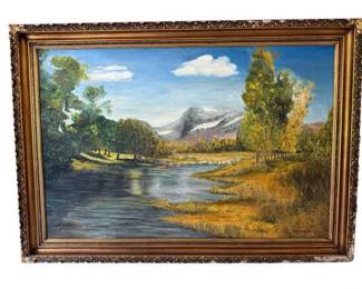 Landscape Painting 54 L X 39 H