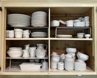 White Dishware Plates, Mugs, Bowls, More