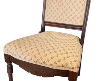 Upholstered Wood Chair