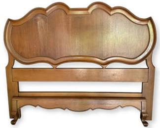 French Provincial QueenSized Headboard Footboard
