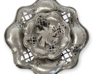 Seven Sterling Silver Trays 147.65g Total