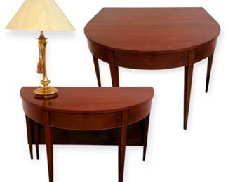 Large Dining Table With Fold Down Leaves