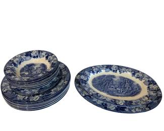 Enoch Woods English Scenery China by Woods Ware
