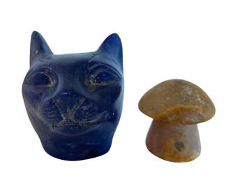 Carved Cat Mushroom