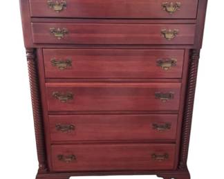 Willett Wildwood Cherry Chest Of 6 Drawers