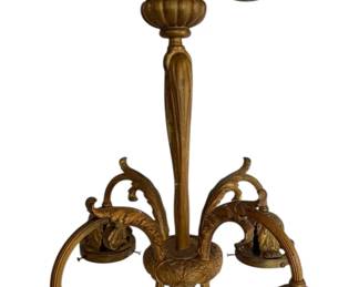 Leaf Accented Chandelier