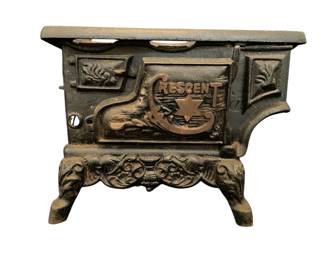 Cast Iron Crescent Stove Salesman Sample Toy