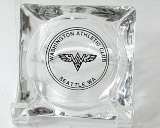 Ashtray from Seattle's Washington Athletic Club