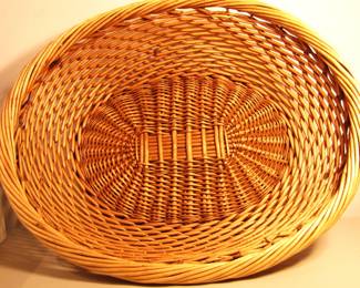 One large wicker basket