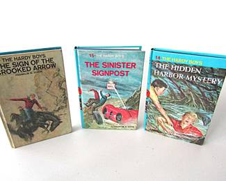 Three Hardy Boys mysteries