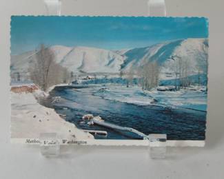 Vintage postcard of the Methow Valley