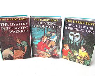 Three Hardy Boys mysteries
