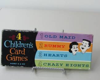 Reproduction of vintage children's card games